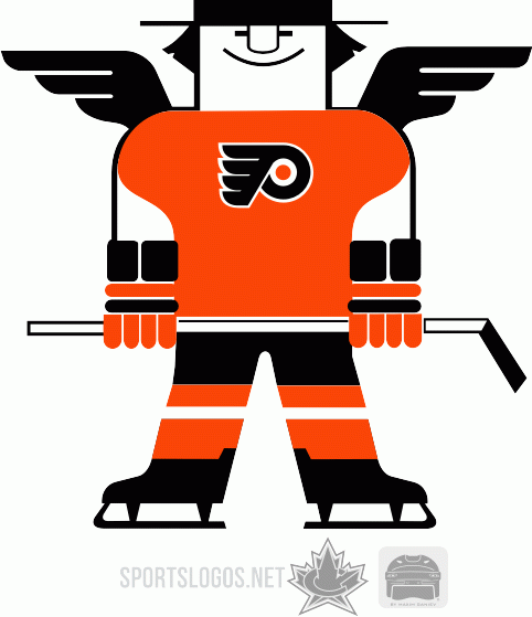 Philadelphia Flyers 1969 70-1979 80 Misc Logo iron on paper